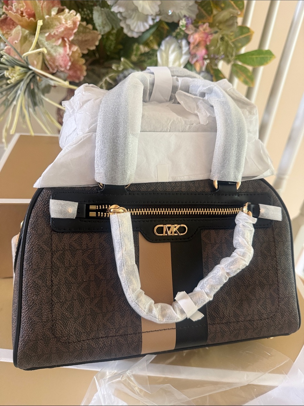 Michael Kors Williamsburg Satchel Crossbody Purses Brand New Authentic 10x7